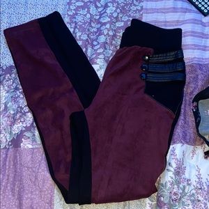 velvet leggings